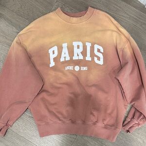 Anine Bing Sweatshirt in Orange and Pink